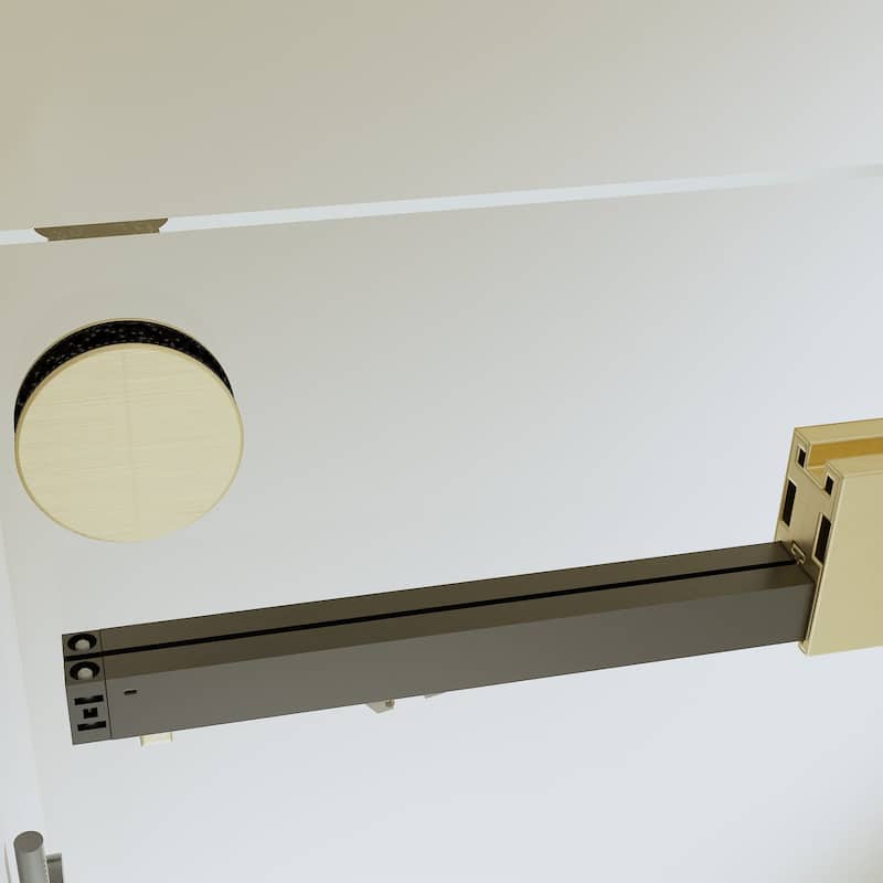 56"-60" x 76" Frameless Double Sliding Shower Door