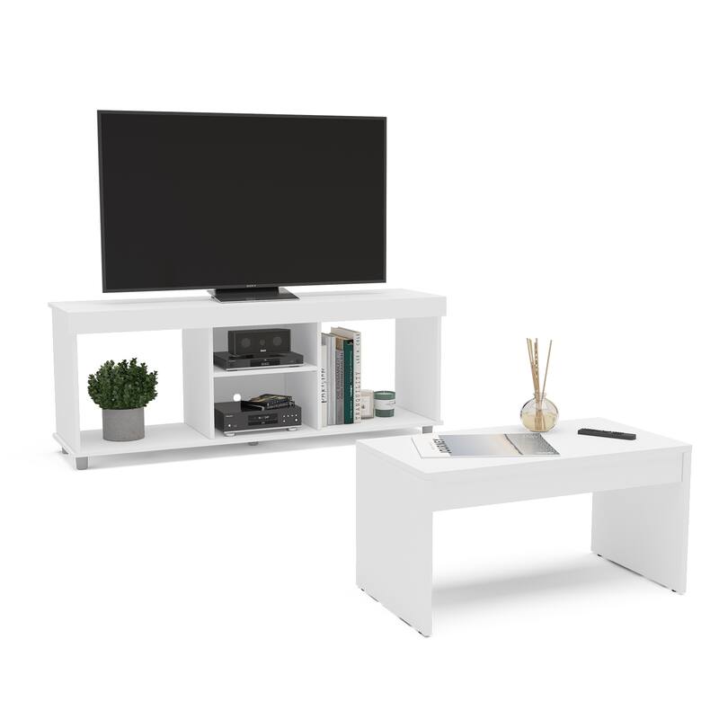 Living Room 2 pc Set with TV Stand and Coffee Table