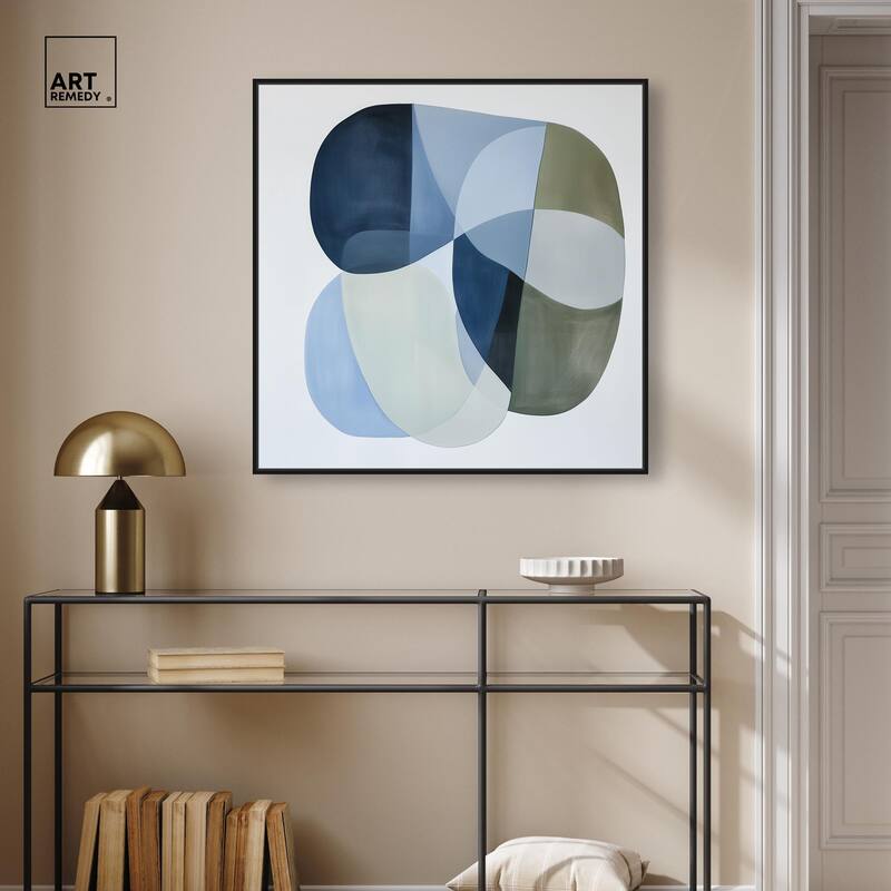 Serene Overlap II Canvas by Art Remedy