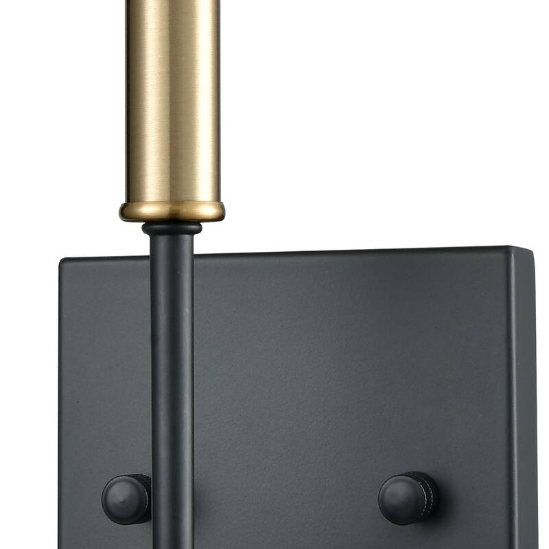 Livingston 11-inch High 1-Light Sconce in Matte Black - 5