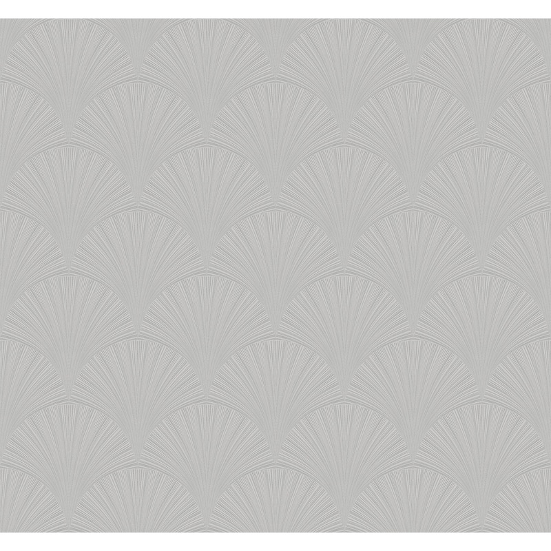 NextWall Arches Peel and Stick Wallpaper - 27 in. W x 18 ft. L - Argos Grey