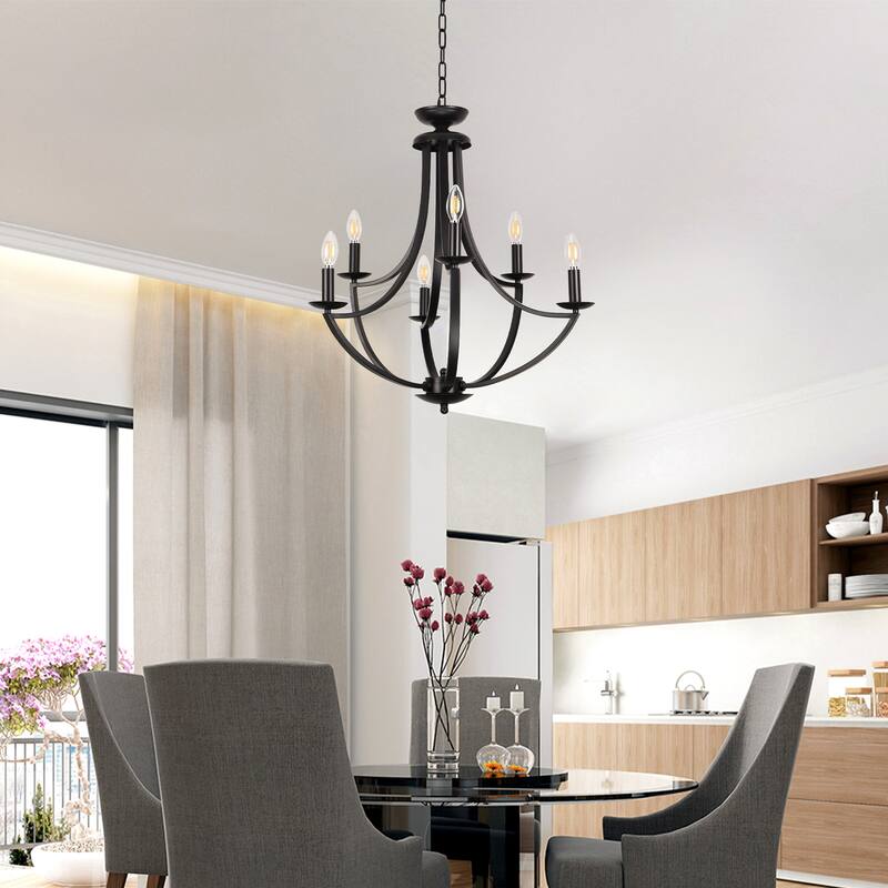 8-light Dimmable Chandelier