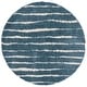 preview thumbnail 63 of 70, SAFAVIEH Venus Shag Moeidur 1.75-inch Thick Rug 6'7" Round - Turquoise/Ivory - Round
