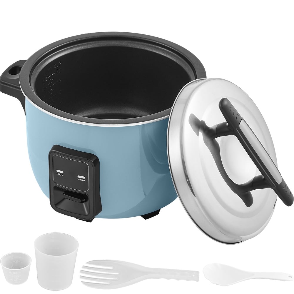 Commercial Rice Cooker, Large Rice Cooker and Warmer with Nonstick Inner Pot, Fast Cooking and 24-Hour Keep Warm