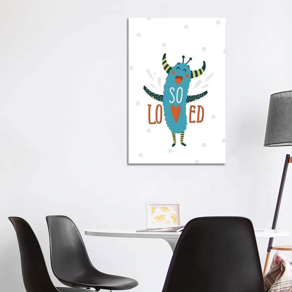 iCanvas "Little Monsters So Loved" by Pixy Paper Canvas Print
