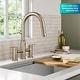 preview thumbnail 73 of 86, KRAUS Oletto Bridge Kitchen Faucet with 2-Function Pull-Down Sprayhead