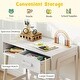 preview thumbnail 9 of 28, Costway Kids Desk and Chair Set with Storage Drawer and Hutch, Student - See Details