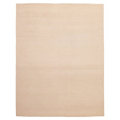 ECARPETGALLERY Hand-knotted Tangier Cream Wool Rug - 7'11 x 10'3