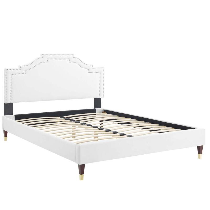 Adelaide Performance Velvet King Platform Bed