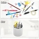 preview thumbnail 6 of 8, Makeup Brush Holder Organizer 360 Rotating Makeup Organizer for Vanity