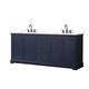 Option Dark Blue / White Quartz Top / Matte Black
