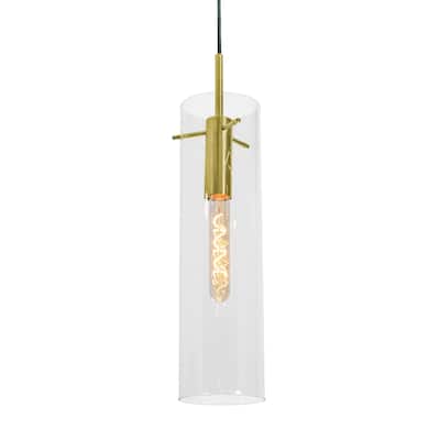 AFX Vista 1-Light Pendant - Clear Glass Shade