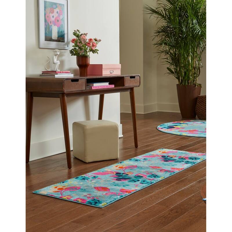 Contemporary Chorisia Collection Area Rug
