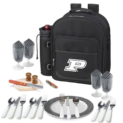 NCAA Purdue Boilermakers Picnic Backpack Equipped for Four
