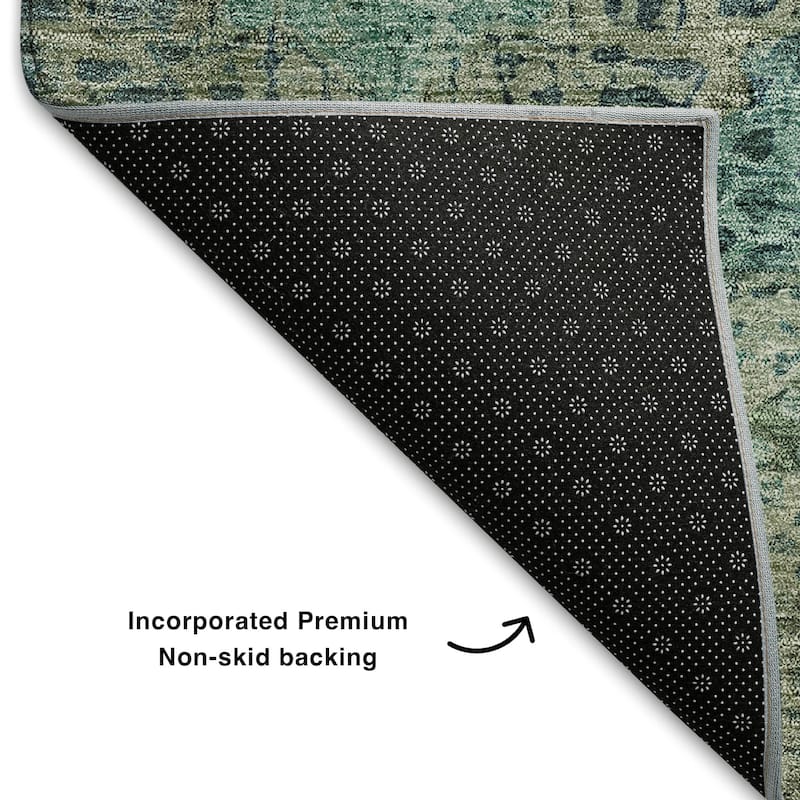 Premium Washable Super Soft Vintage Traditional Mayfield Rug