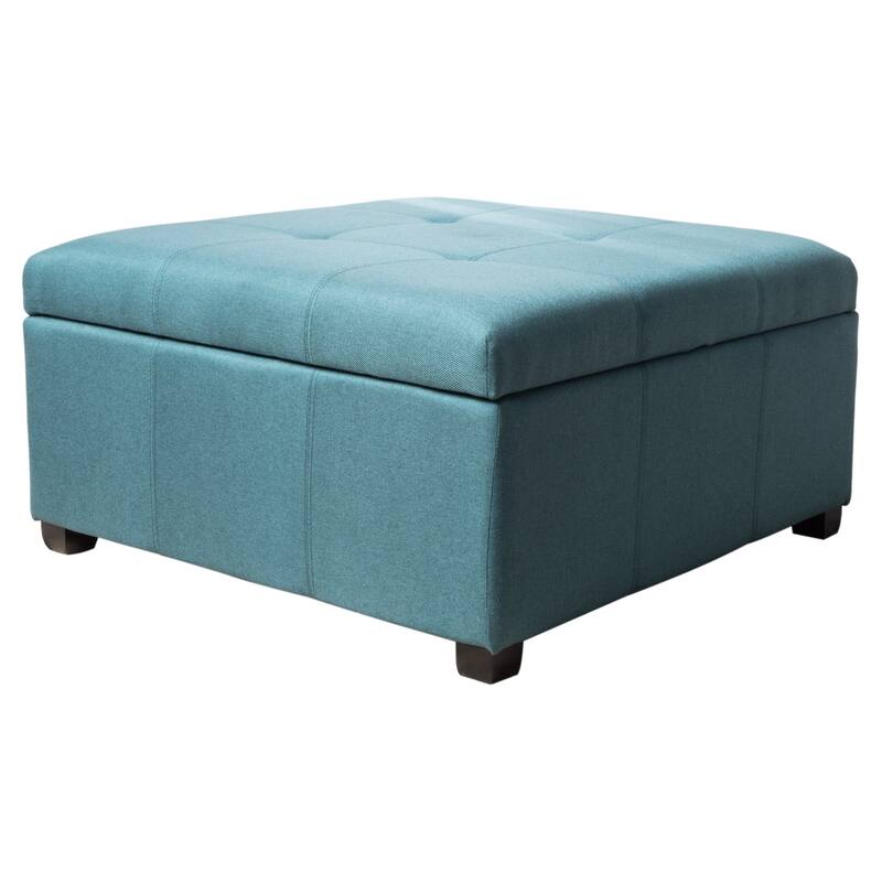 Carlsbad Tufted Square Storage Ottoman by Christopher Knight Home
