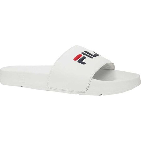 fila drifter slides white