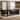 80'' L-Shaped Home Office Desk, Modern Large Computer/Executive Desk with 3 Drawers and Shelves, Office Furniture