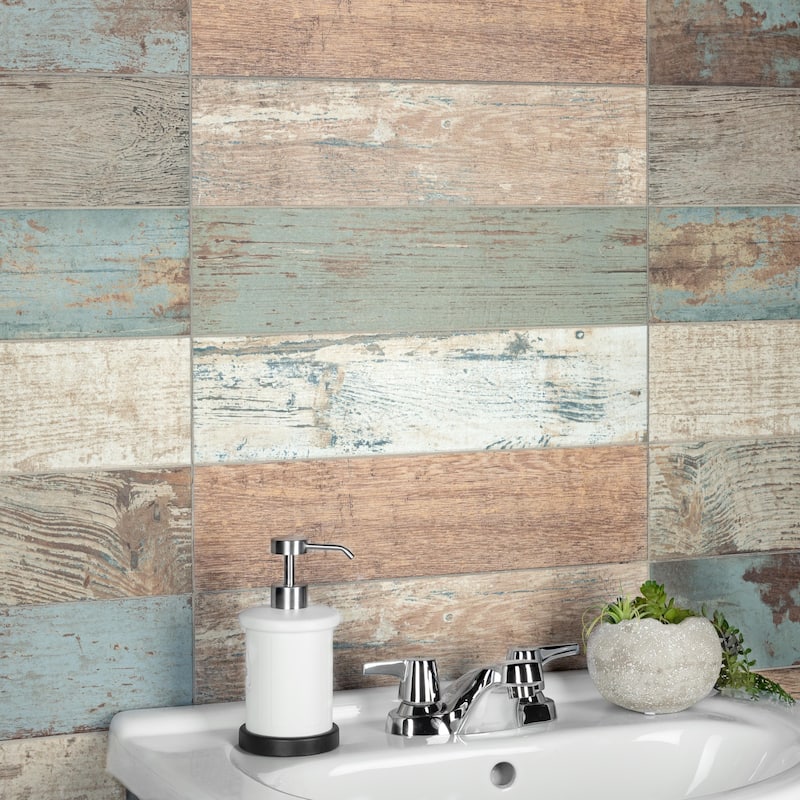 Merola Tile Kings Bretagne 17-5/8" x 17-5/8" Ceramic Floor and Wall Tile