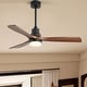 preview thumbnail 43 of 86, Sofucor 48/52 Inch Ceiling Fan with Light, Solid Wood Blades for Living Room, Bedroom,Smart Optional