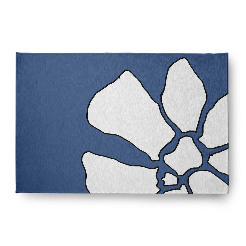 Petal Lines Spring Chenille Rug