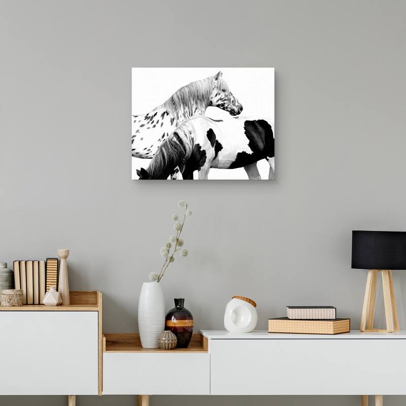 Spotted and Pinto by Samantha Carter Canvas Art Print