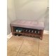 Porch & Den Roswell Multicolor Tufted Fabric Bench