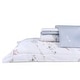 preview thumbnail 5 of 7, Organic Club Snow Blossom Cotton Sateen Duvet Cover Set of 5