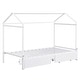 preview thumbnail 19 of 24, Convertible Twin XL to King Metal Twin Size House Platform Bed