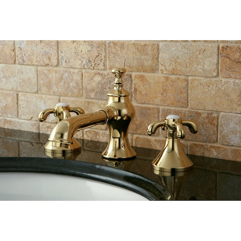 Kingston Brass French Country 1.2 GPM Widespread Bathroom Faucet with