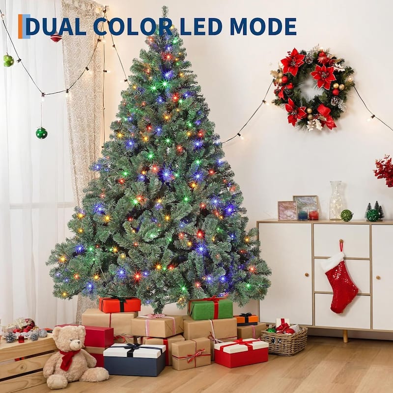 9 Ft Traditional Artificial Christmas Tree for Living Room Office Party - N/A