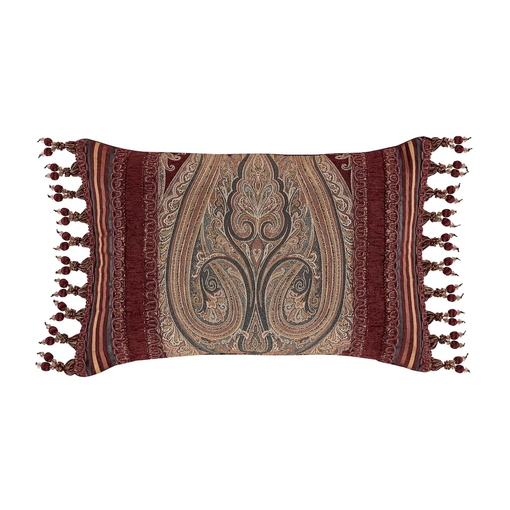 J. Queen New York Garnet Boudoir Decorative Throw Pillow
