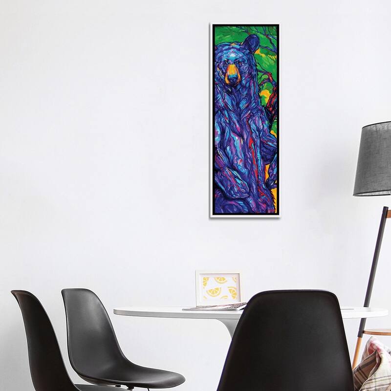 iCanvas "Guardian Bear" by Derrick Higgins Framed Canvas Print