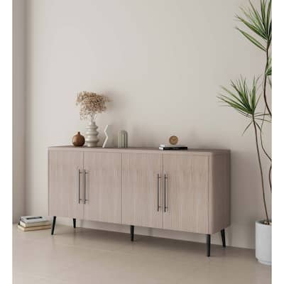 Manhattan Comfort Mid Century Modern Jodie 64.6 Inch Sideboard