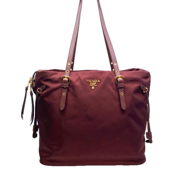 prada bag burgundy