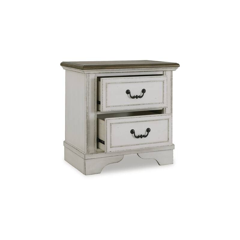 Signature Design by Ashley Blendon Off-White/Brown Nightstand