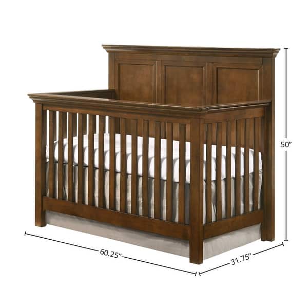 Nursery 60" Wide Convertible Crib, Tuscan