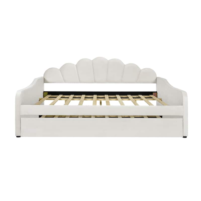 Full Size Upholstery Daybed Frame with Trundle