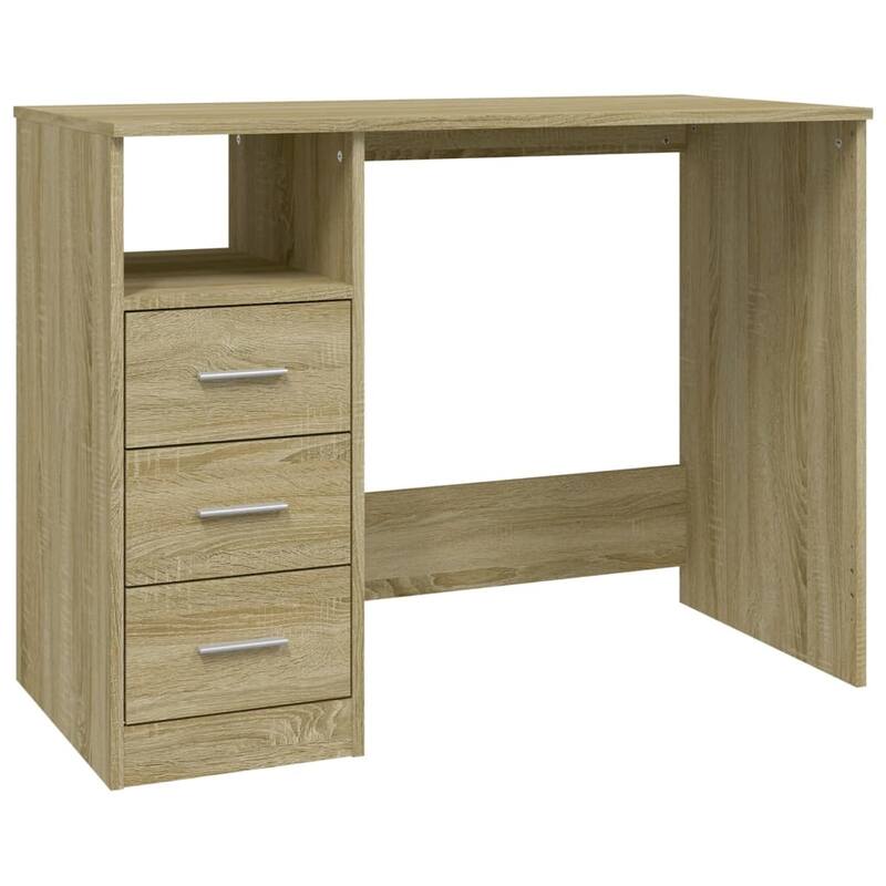 vidaXL Desk Engineered wood 40.2 in x 19.7 in x 29.9 in Desk