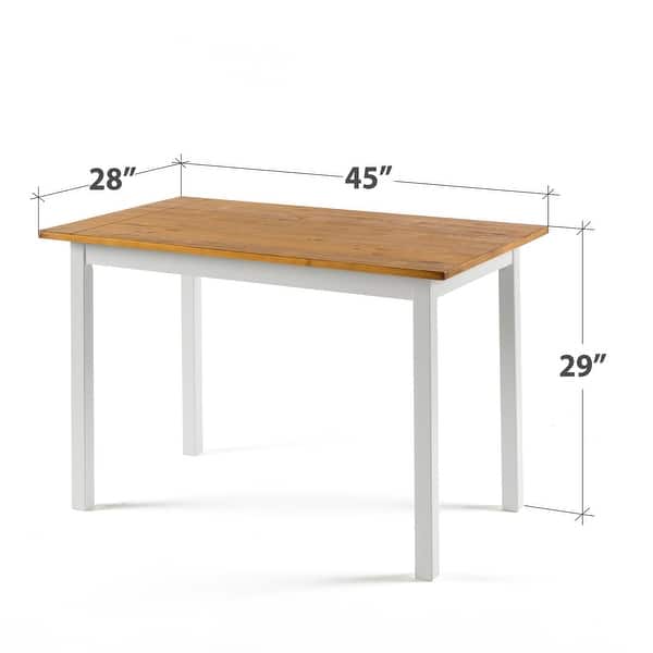 Becky Farmhouse Rectangular Wood Dining Table - Bed Bath & Beyond ...