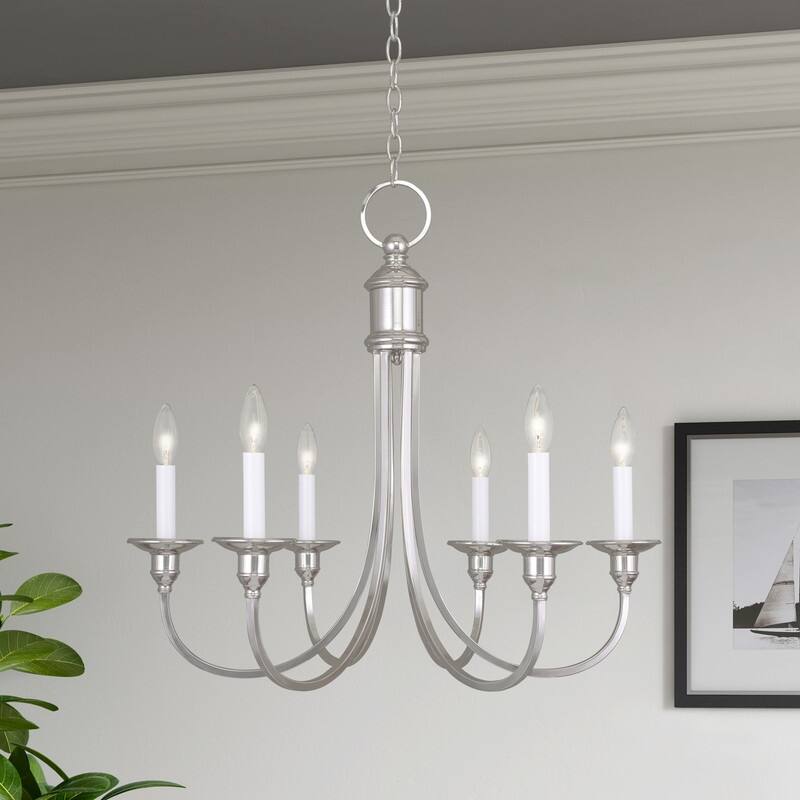 Livex Lighting 6-light Chandelier, 5146-35, 5146-01