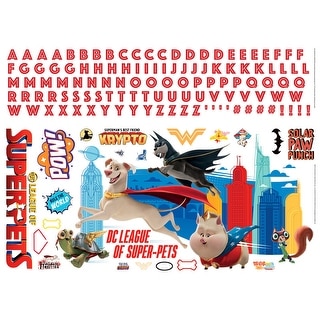 Dc Super Pets Peel and Stick Giant Wall Decals by RoomMates