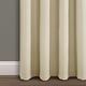 preview thumbnail 6 of 30, Porch & Den Limpus Faux Linen Grommet Top Blackout Curtain Panel