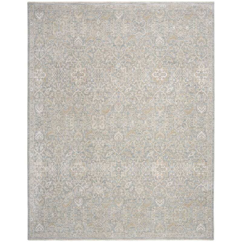 Nourison Enriched Indoor only Persian Area Rug - Blue/Silver - 9'3" x 12'7"