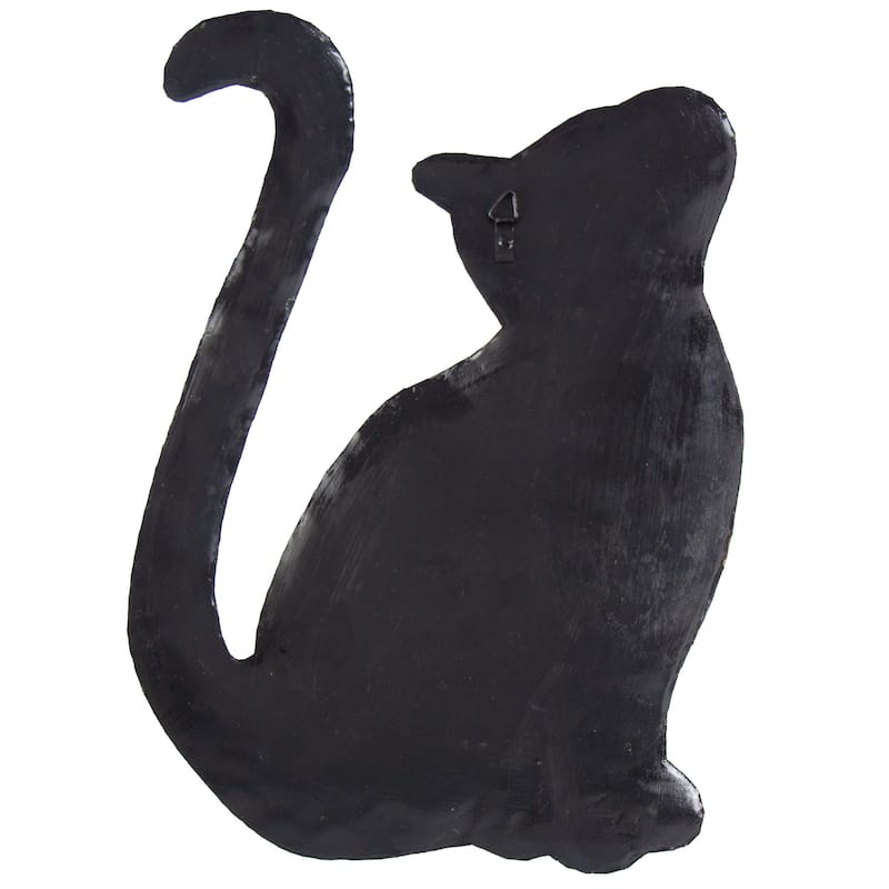 Happy Kitty Haitian Steel Drum Wall Art