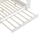 preview thumbnail 23 of 54, Roomfitters Wooden Twin/Full Size Daybed with Storage Shelves, Multi-functional Bed with Twin Size Trundle Bed and Study Desk