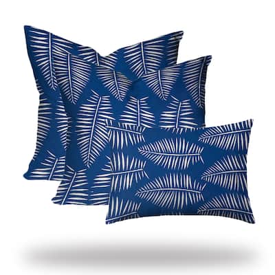 BREEZY Collection Indoor/Outdoor Lumbar Pillow Set, Sewn Closed - 20 x 20