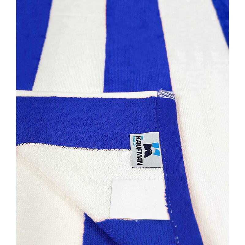 3 Piece Set Cabana Stripe, Two Beach Towel Set 32 x 62 Plus a Striped Beach Bag