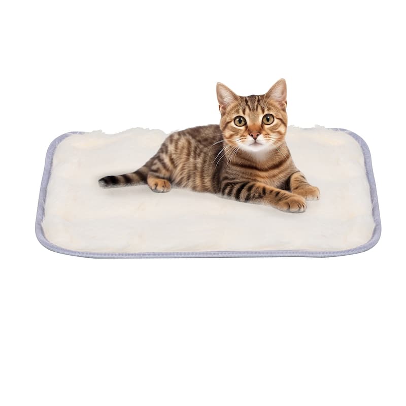 Anmytek Pet Friendly TV Stand Cat Modern Media Console Wood Storage Living Room Organizer