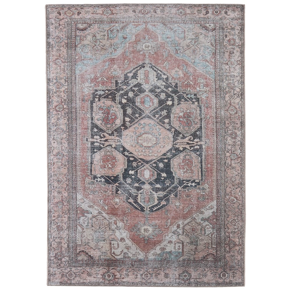 Grand Bazaar Prescott Machine Made Medallion Transitional Area Rug